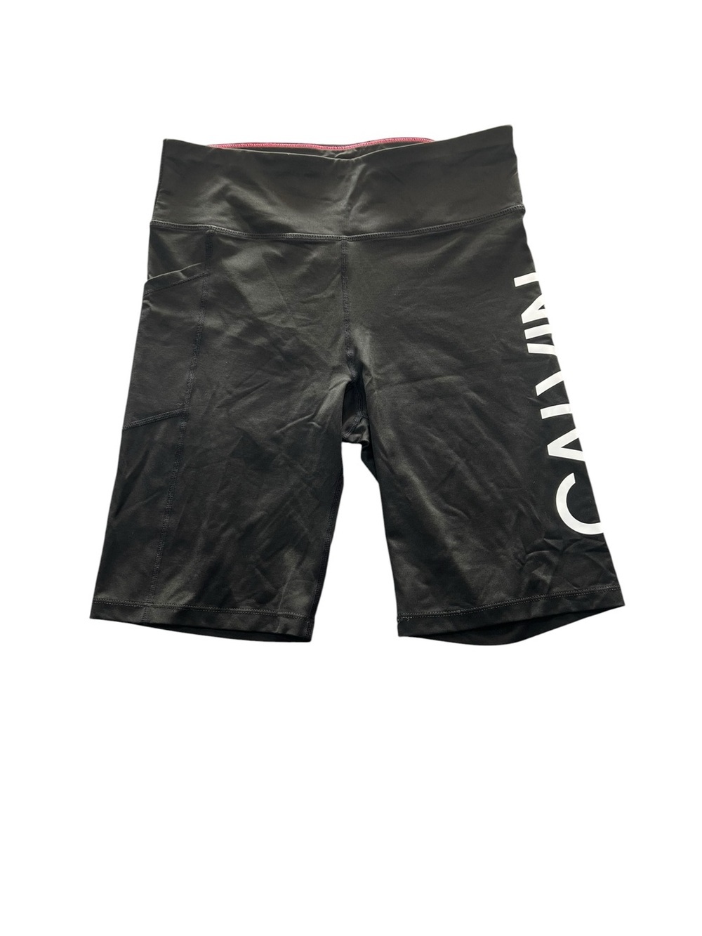 Calvin Klein Black Compression Bike Shorts Size Medium NWOT - Picture 2 of 8